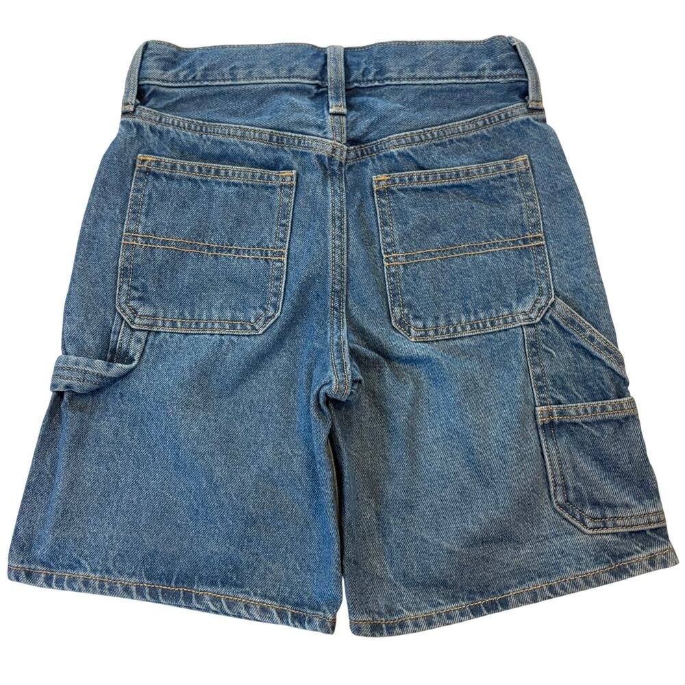 Lot of 2 Old Navy Boys Shorts Size 8 Denim Carpenter Camo Cargo Adjustable Waist - Picture 15 of 16
